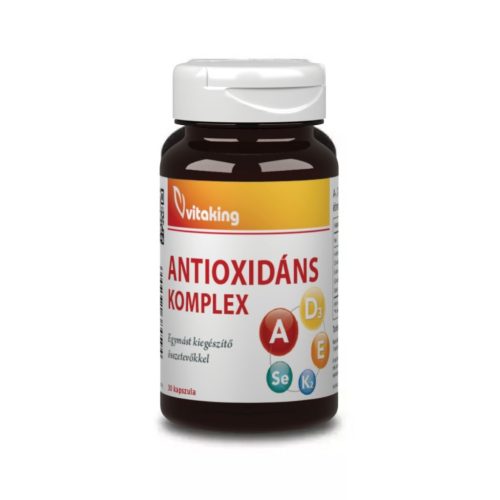 Antioxidáns komplex - A+D+E+K2+ szelén (30) - Vitaking