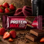  BioTech USA Protein Max fehérje szelet 45g eper