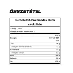 BioTech USA Protein Max fehérje szelet 45g dupla csoki