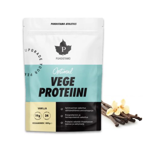 Puhdistamo Athletics Optimal Vegán Protein (vanília íz) 600g