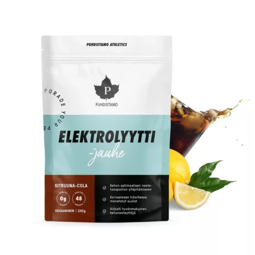 Puhdistamo Elektrolit citrom-cola ízű italpor 240g