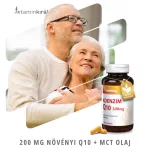 Q10 koenzim 200mg ( Fermentált+ Vegán +MCT olaj) 120 kapszula - Vitaking