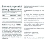  Niacinamid (B3 vitamin) 500mg I 100db - vitaminkiraly.hu 