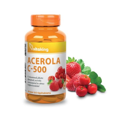  Acerola C-500 Epres (40 rágótabletta) 
