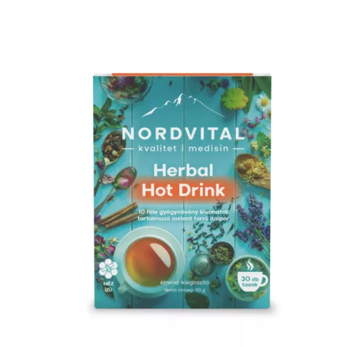 Nordvital Hot Drink forró italpor - 30 tasak