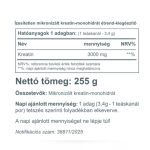 100% mikronizált Kreatin monohidrát 255 g - Vitaking