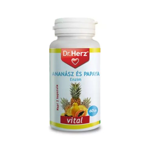  Dr. Herz Ananász és Papaya kapszula 