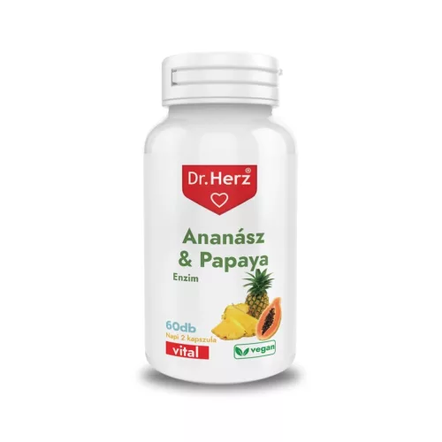  Dr. Herz Ananász és Papaya kapszula 