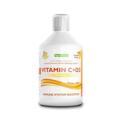 Swedish Nutra C + D3 folyékony vitamin 500ml