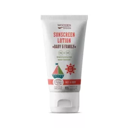 Wooden Spoon Bio naptej és testápoló SPF 50 150ml