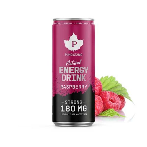 Természetes Energiaital (málna íz) 330 ml