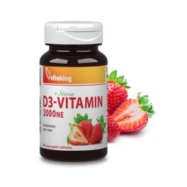 Vitaking D3-vitamin 2000NE epres szopogató tabl. (90)