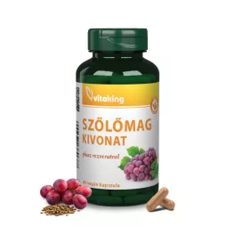 Vitaking Szőlőmag kivonat + Rezveratrol (80)