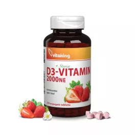 Vitaking D3-vitamin 2000NE Epres (210 szopogató tab)