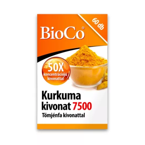 BioCo Kurkuma kivonat Tömjénfa kivonattal 60 db