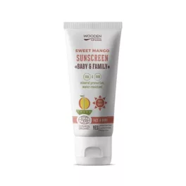   Wooden Spoon Bio naptej és testápoló mangóval SPF50 100ml
