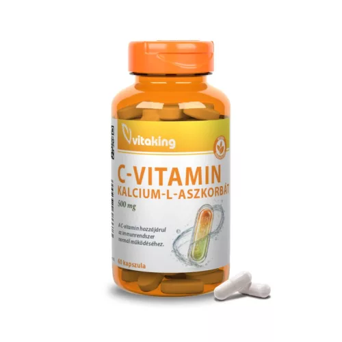 Vitaking C-vitamin Kalcium-L-aszkorbát 500 mg (60 kapszula)
