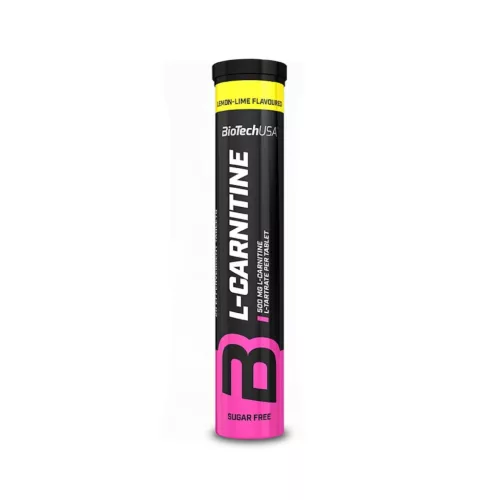 BioTech USA L-Carnitine 500mg citrom-lime pezsgőtabletta – 20db