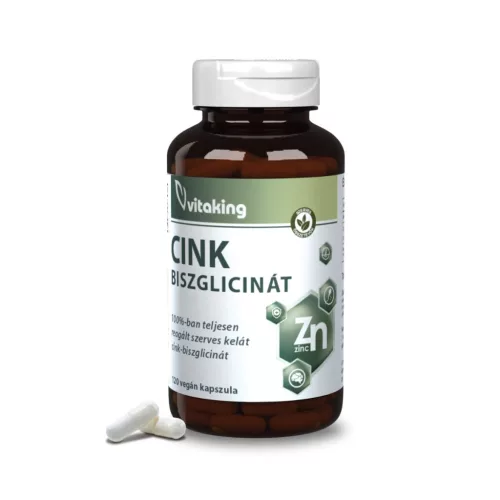 Vitaking Cink Biszglicinát 25 mg (120)