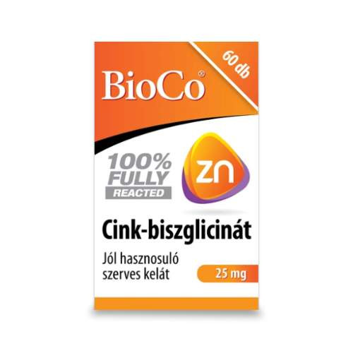 BioCo Cink-biszglicinát 25 mg tabletta (60 db)