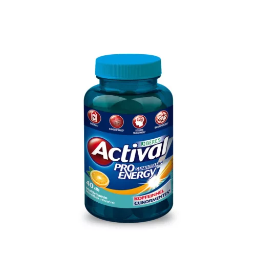 Béres Actival Pro Energy gumivitamin – 40db
