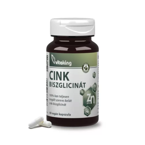Vitaking Cink Biszglicinát 25 mg  (60)