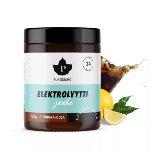 Puhdistamo Elektrolit citrom-cola ízű italpor 120g