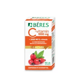   Béres C+D Retard C-vitamin 1000mg + D3-vitamin 2000NE tabletta – 90db