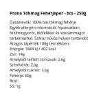 Prana Tökmag Fehérjepor - bio - 250g