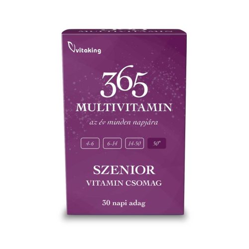 Vitaking 365 Multivitamin Szenior csomag (30)