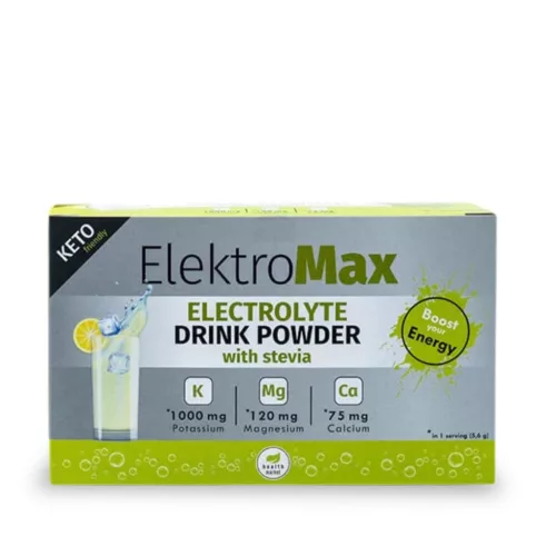 Health Market ElektroMax Citrom ízű italpor ásványi anyagokkal – 30 tasak